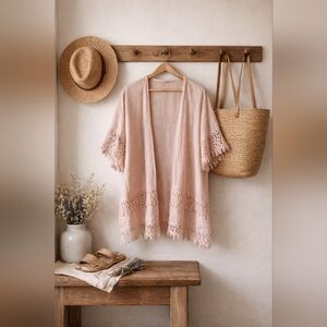 Valentina Naldi linen open jacket